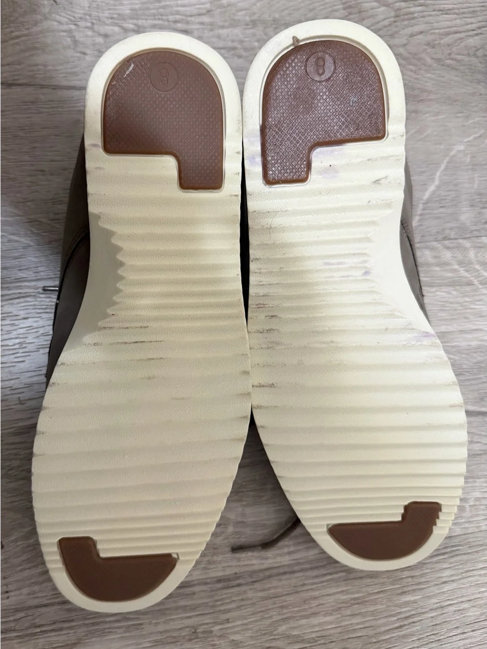 Goodfellow & Co Taupe Chukka-Style Lace-Up Shoes